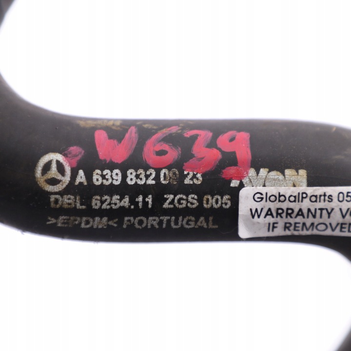 фото №9, Mercedes vito w639 om646 шланг труба шланг води