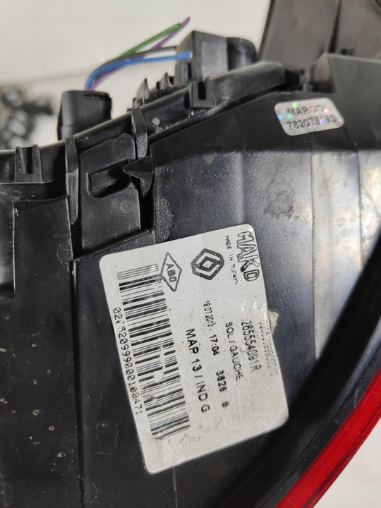 фото №6, Renault clio iv hb зад ліва лампа задня оригінал hb європа