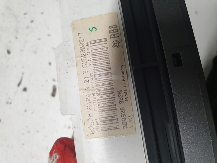 фото №5, Спідометр  прилади vw phaeton 3.0 tdi 3d0920882n