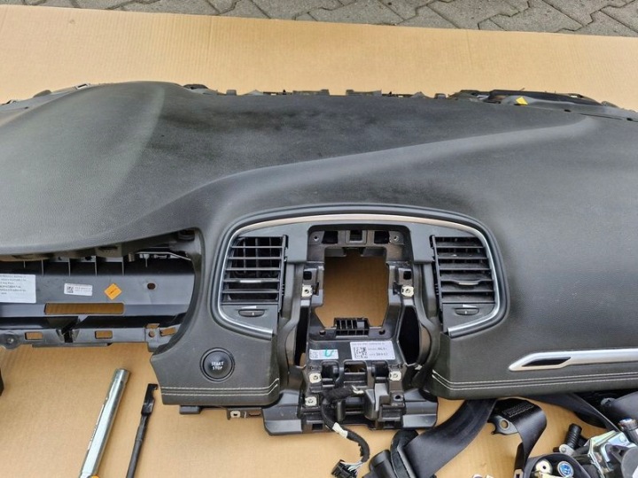 фото №11, Renault scenic iv 4 торпедо раздаточная 4x pas безопасности подушка eu