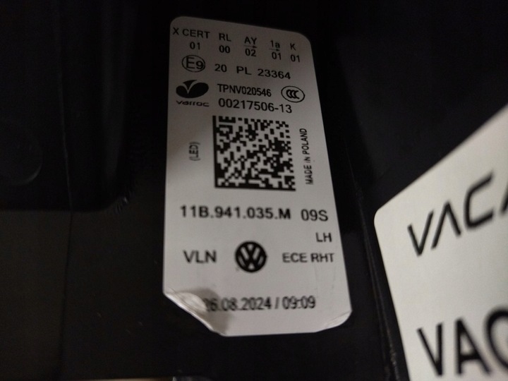 фото №13, 11b941035m лампа лівий перед передня ліва повний led iq light vw id4 2021+