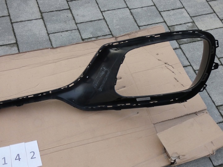 фото №13, Накладка, диффузор, спойлер бампера перед mercedes s-klasa w222 рестайлинг карбон