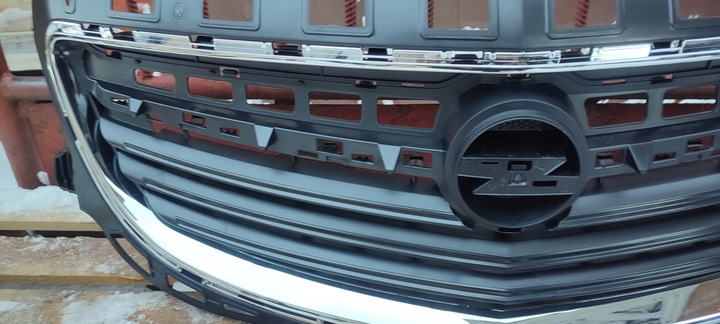 фото №11, Opel insignia a рестайлінг 11.13-07.17 решітка перед решітка радіатора хром чорний 55d105-0