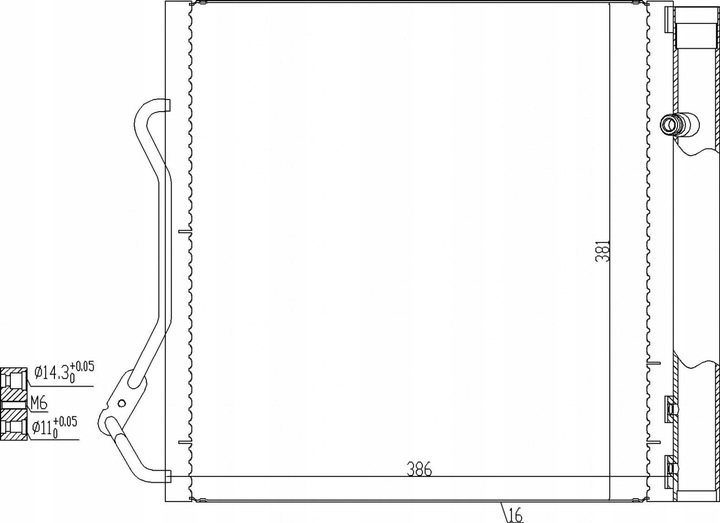 фото №2, Конденсатор кондиціонера smart cabrio city-coupe crossblade fortwo 1998-