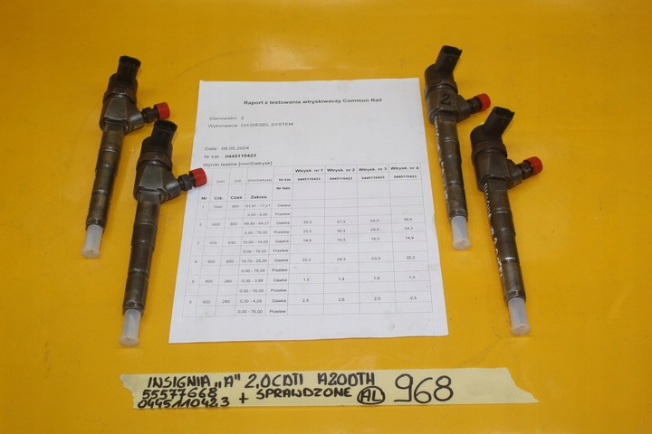 фото №12, Форсунка форсунки opel insignia a 2.0 cdti a20dth 55577668 проверенные