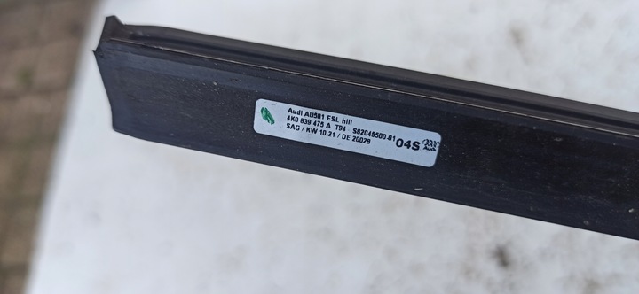фото №10, Audi a6 c8 планка накладка дверь зад правая левая 4k0839476a 4k0839475a