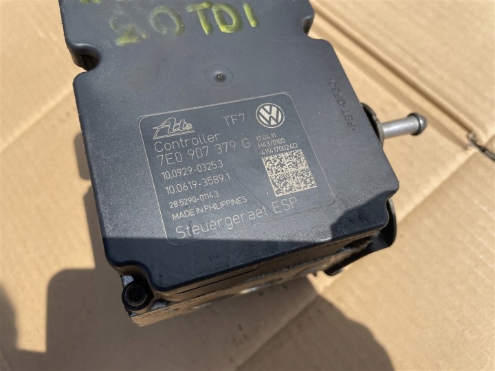 фото №6, Насос модуль керування abs 7e0614517c 7e0907379g vw transporter t5 рестайлінг 2.0 tdi