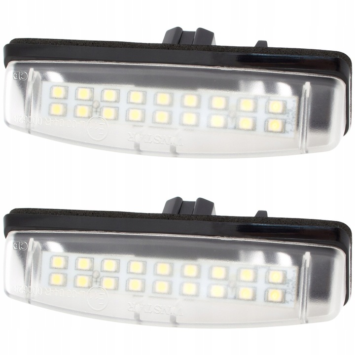 фото №1, Mitsubishi grandis 2003- лампочки led номерного знака регистрационный