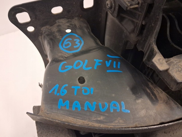 фото №16, Передня панель підсилювач радіатор volkswagen golf vii 1.6 tdi 5q0121251ec