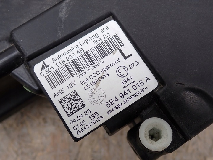 фото №6, Лампа левая фара левый полный led skoda octavia 4 iv 5e3 nx3 nx5 2020-2024