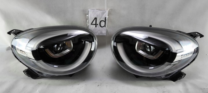 фото №1, Fiat 500x рестайлинг полный led левый правый фара лампа 52225627 52225630