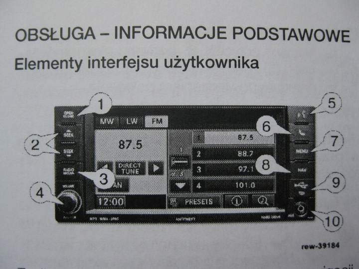 фото №10, Chrysler інструкція керування радіо навігації jeep