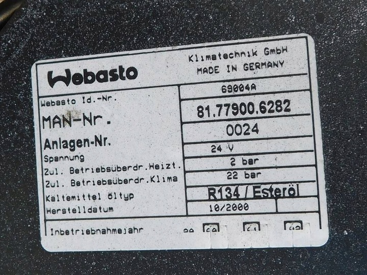 фото №8, Man ng 363 a23 автобус вебасто 81.77900.6282