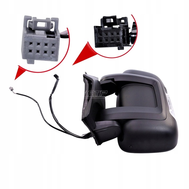 фото №16, Зеркало левая электрический fiat ducato 2014-23 водителя