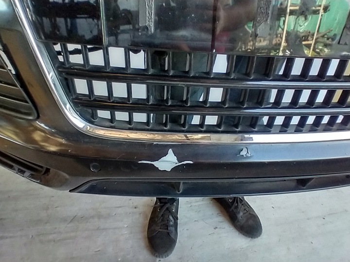 фото №6, Audi q7 s-line 4l бампер перед комплектный pdc распылитель галоген