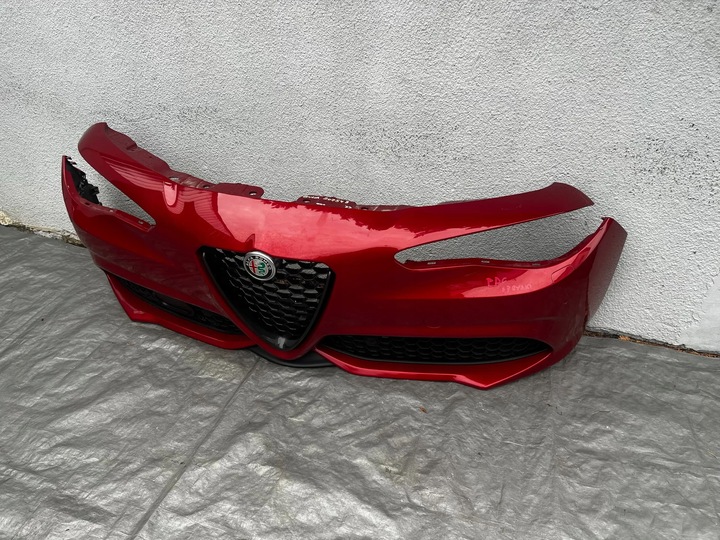 фото №5, Alfa romeo giulia veloce бампер переднее комплектный pdc омыватель