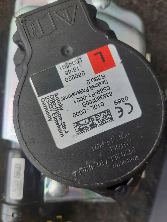 фото №11, Pas безопасности левый перед range rover sport