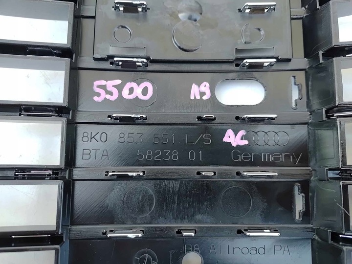 фото №13, Audi a4 b8 рестайлінг allroad 12- решітка радіатора решітка бампера перед нова оригінал 5500