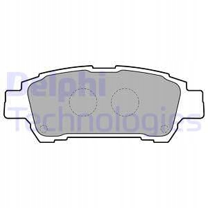 фото №2, Delphi lp1710 набір гальмівні колодки гальмівних, гальма дискові