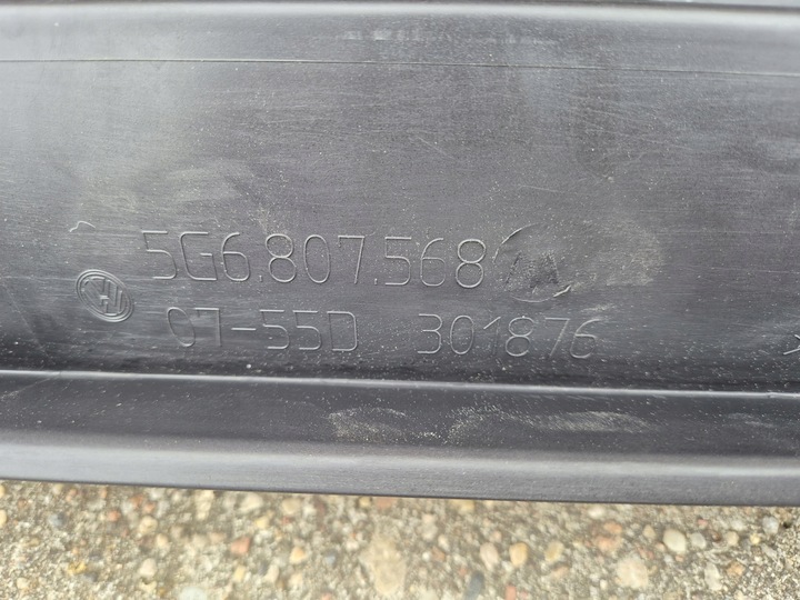 фото №9, Vw golf vii 7 r line hb 12- бампер задний диффузор 5g6 хэтчбек rline