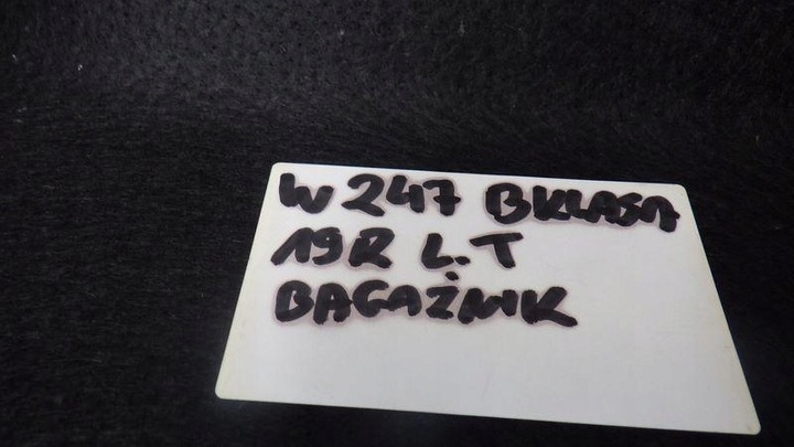 фото №9, Оббивка багажника лівий зад mercedes w247 a2476903301