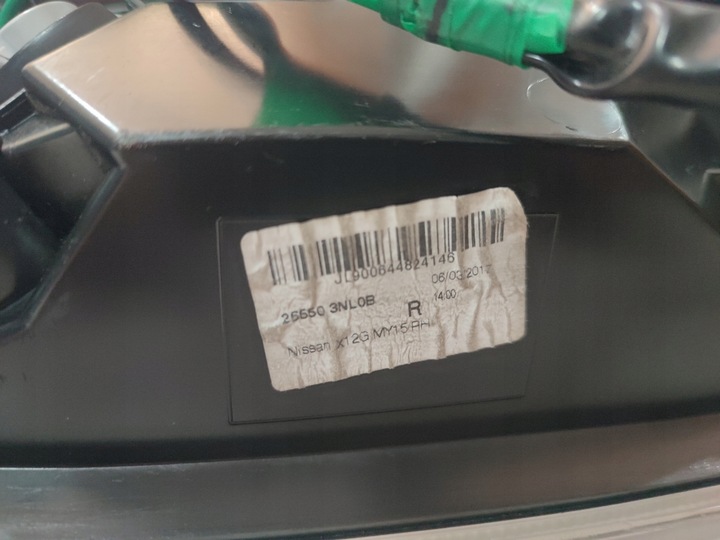 фото №8, Лампа правый зад задняя правая nissan leaf i 266503nl0b