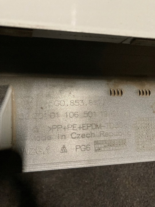 фото №16, Планка порогова права vw passat b8 3g0853857f