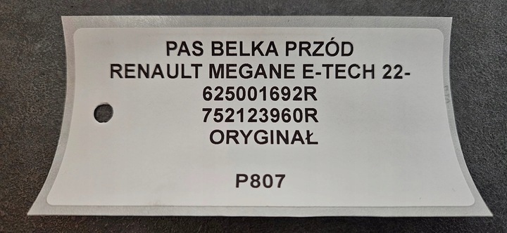 фото №14, Pas балка перед renault megane v e-tech 22- 625001692r 752123960r