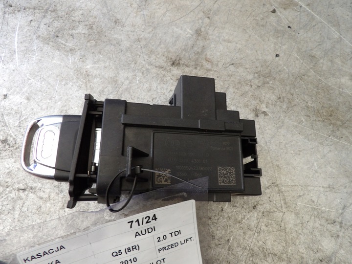 фото №1, Audi q5 8r замок запалювання pilot 9k0909131d