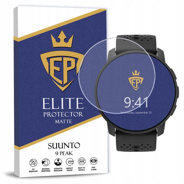 фото №1, 8w1 стекло 5d матовые do suunto 9 peak стеклышко защитные без гидроусилителя odcisków