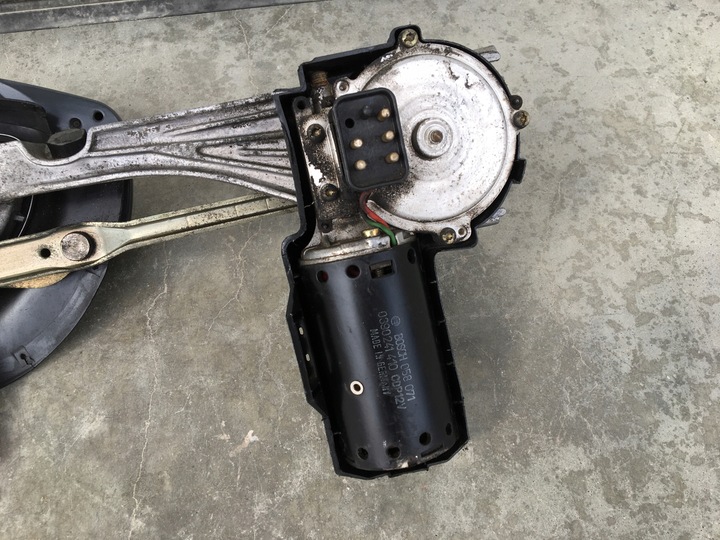 фото №11, Механізм двигунчик двірники передній скла mercedes w124 1985-1993