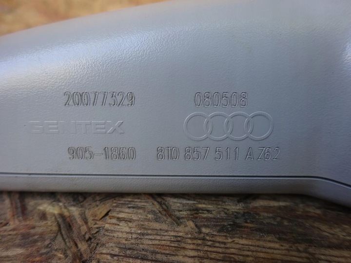 фото №8, Audi a4 b8 8k a5 8t зеркало заднего вида внутренние светлый фотохромный 8t0857511a