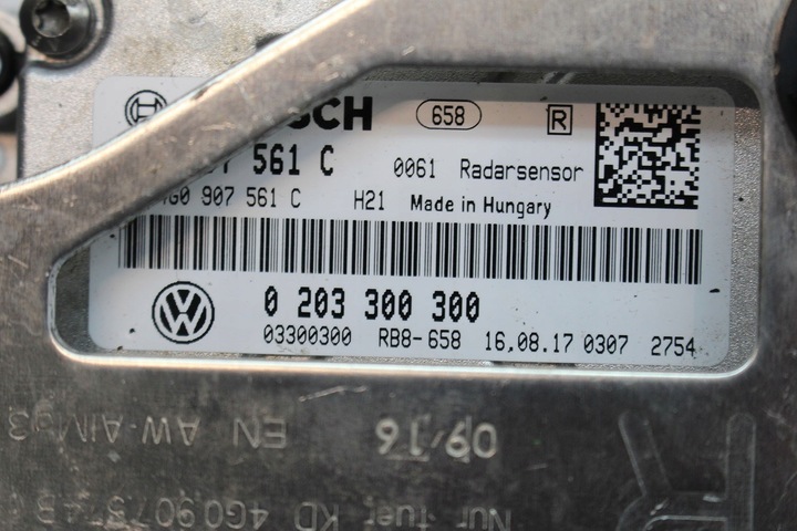 фото №11, Audi a6 a7 датчик радар acc дистронік 4g0907541c 4