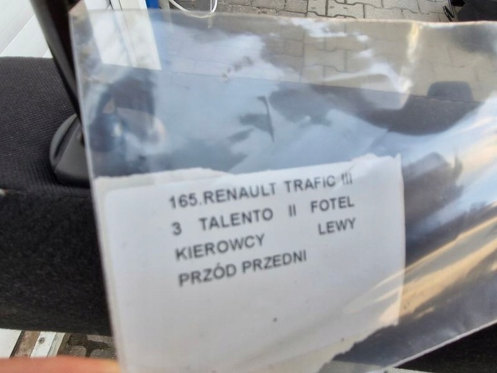 фото №7, Renault trafic iii 3 talento ii сидіння водія лівий перед переднє