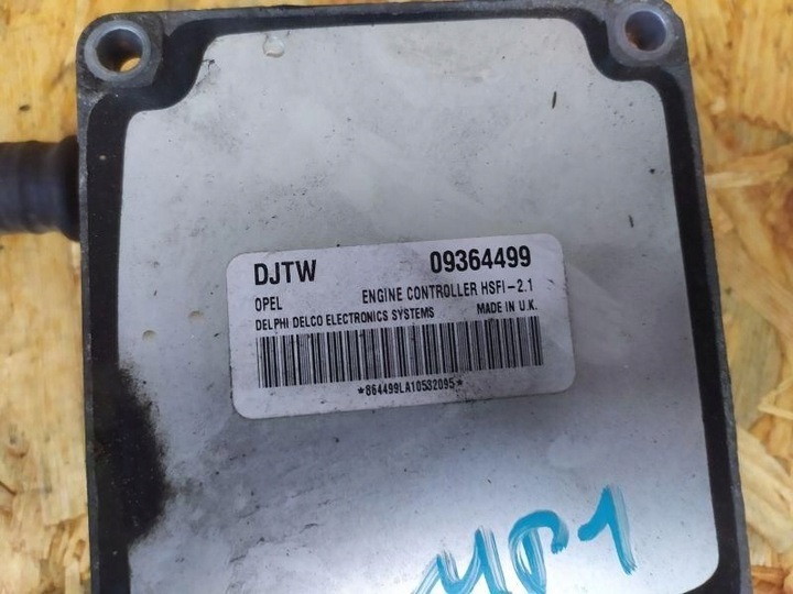 фото №4, Блок управления двигателя компьютер opel zafira vectra astra 09364499