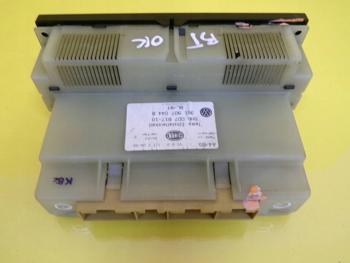 фото №8, Панель керування повітропровід кондиціонера vw passat b5 3b1907044b nr875