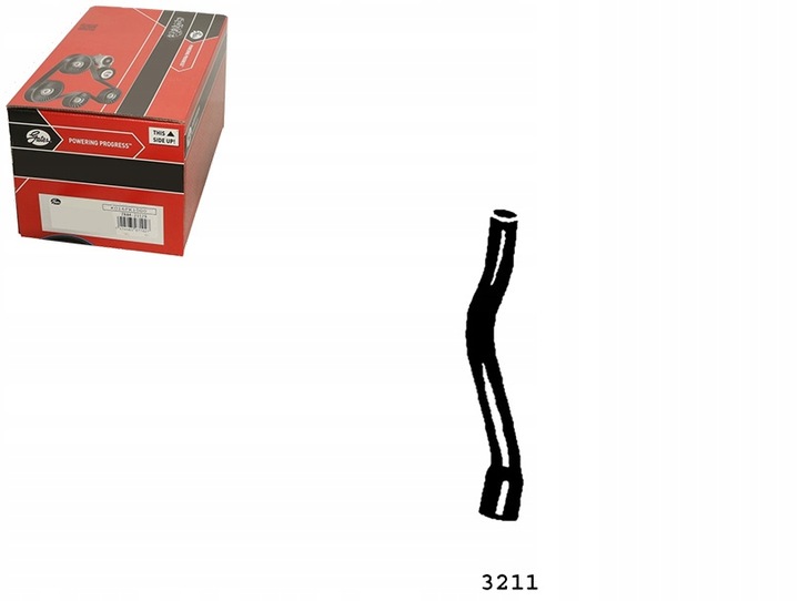 фото №1, Gates шланг радіатор audi 80 1.3 80. 82. b1