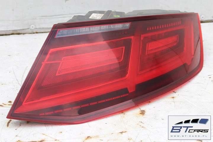 фото №14, Audi tt 8s зад бампер задний + крышка багажника + лампы лампа led 8s цвет c