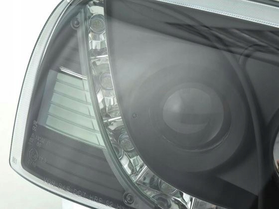 фото №7, Лампы перед daylight led drl vw golf 3 91-97 чёрный