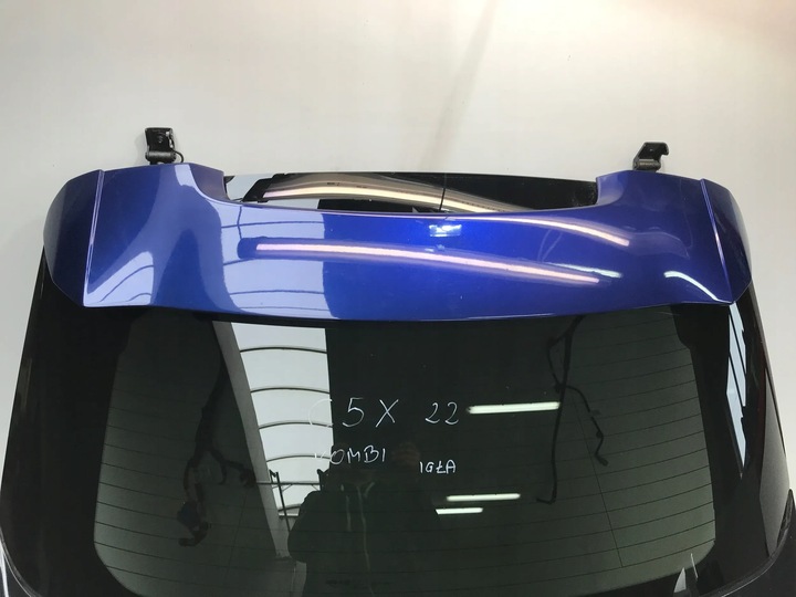 фото №3, Citroen c5x c5 x 2022 крышка багажника з стекло w цвет eeg тёмно-синяя