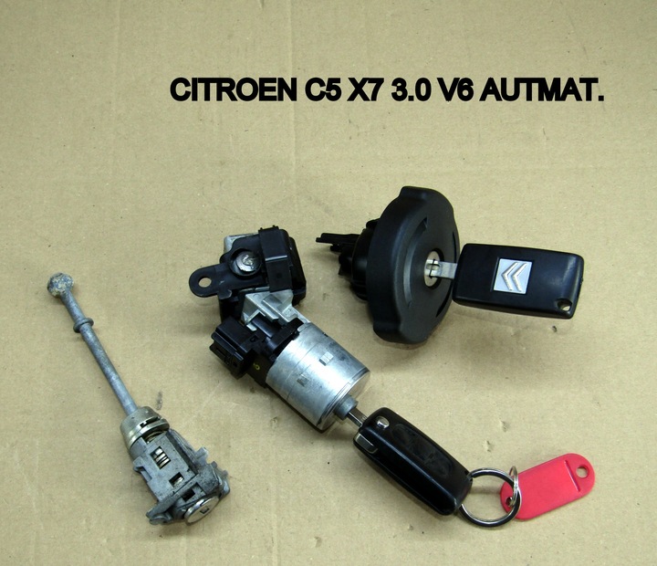 фото №1, Замок зажигания, вставка замка, ключ citroen c5 iii x7 sedan 36.410.600