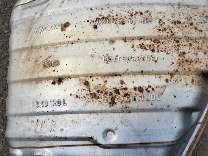 фото №13, Глушитель конечный выхлопная система наконечник зонд audi a4 b8 8k a5 рестайлинг tdi оригинальный номер