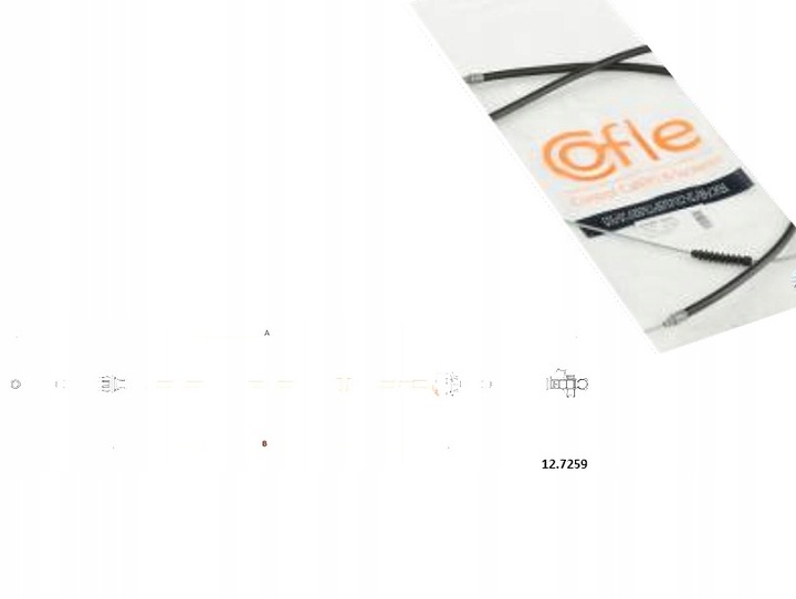 фото №1, Трос изменения коробки передач g.punto d 6передача 05- ar mito трос