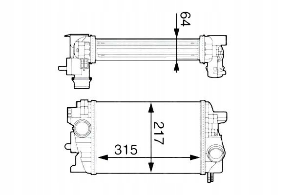 фото №1, Nrf інтеркулер opel meriva b 1.6d/1.7d 06.10-03.1