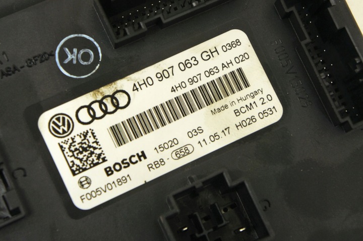 фото №5, Qg359 audi a6 c7 блок комфорту оригінал (блоки керування бортовою мережею) 4h0907063gh ar