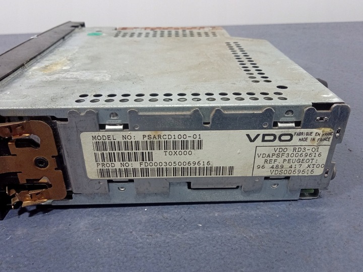 фото №6, Peugeot 307 citroen c3 радіо cd заводські vdo 96489417xt