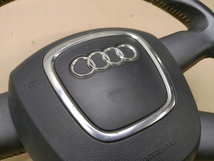 фото №14, Руль + подушка безопасности четырёхспицевый кожа audi a3 8p рестайлинг годы 08-12