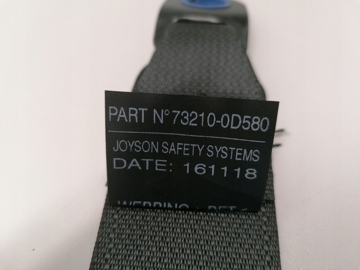 фото №8, Toyota yaris iii рестайлінг ремені безпеки передні оригінал 17-20