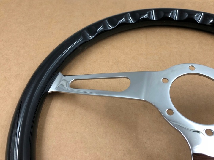 фото №9, Ретро руль дерево чёрные 38cm 15дюймов do mercedes bmw seat vw volvo