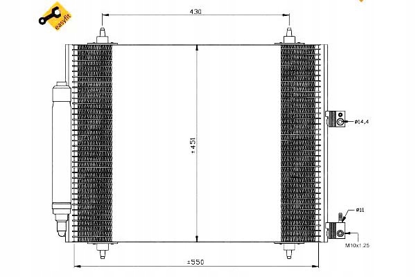 фото №11, Радіаторів кондиціонера з осушувач nrf 35669 6455ap